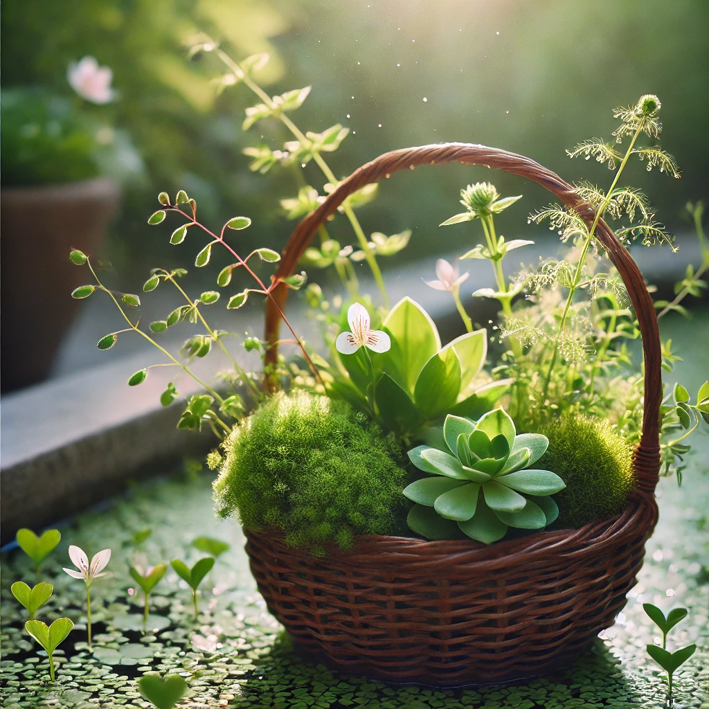 Best Water Plants for Little Baskets