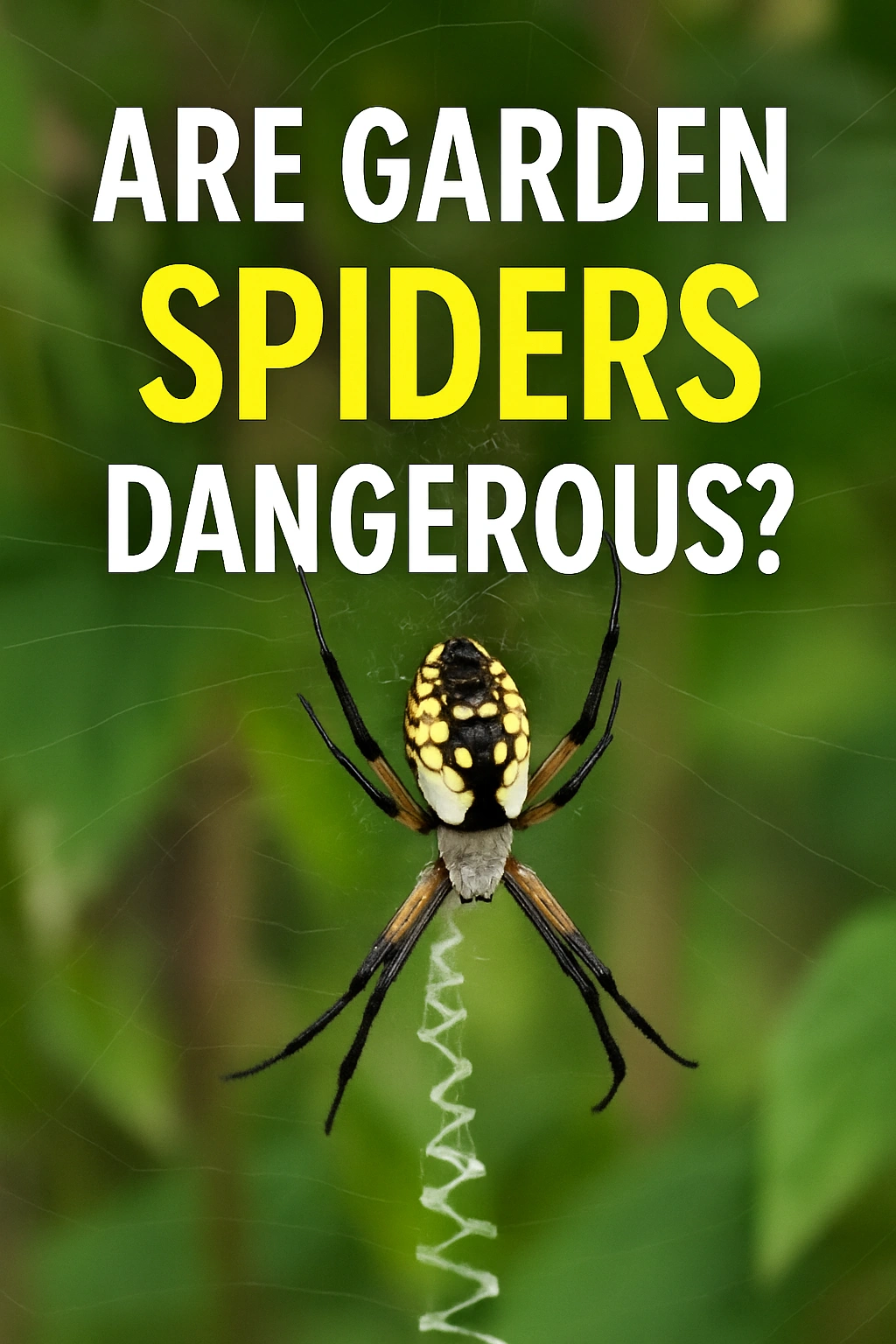 Are Garden Spiders Dangerous