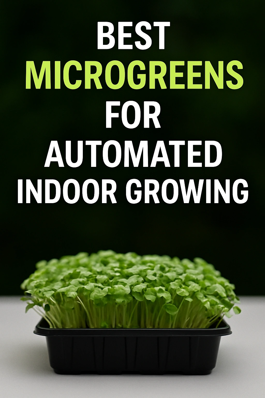 Best Microgreens for Automated Indoor Growing