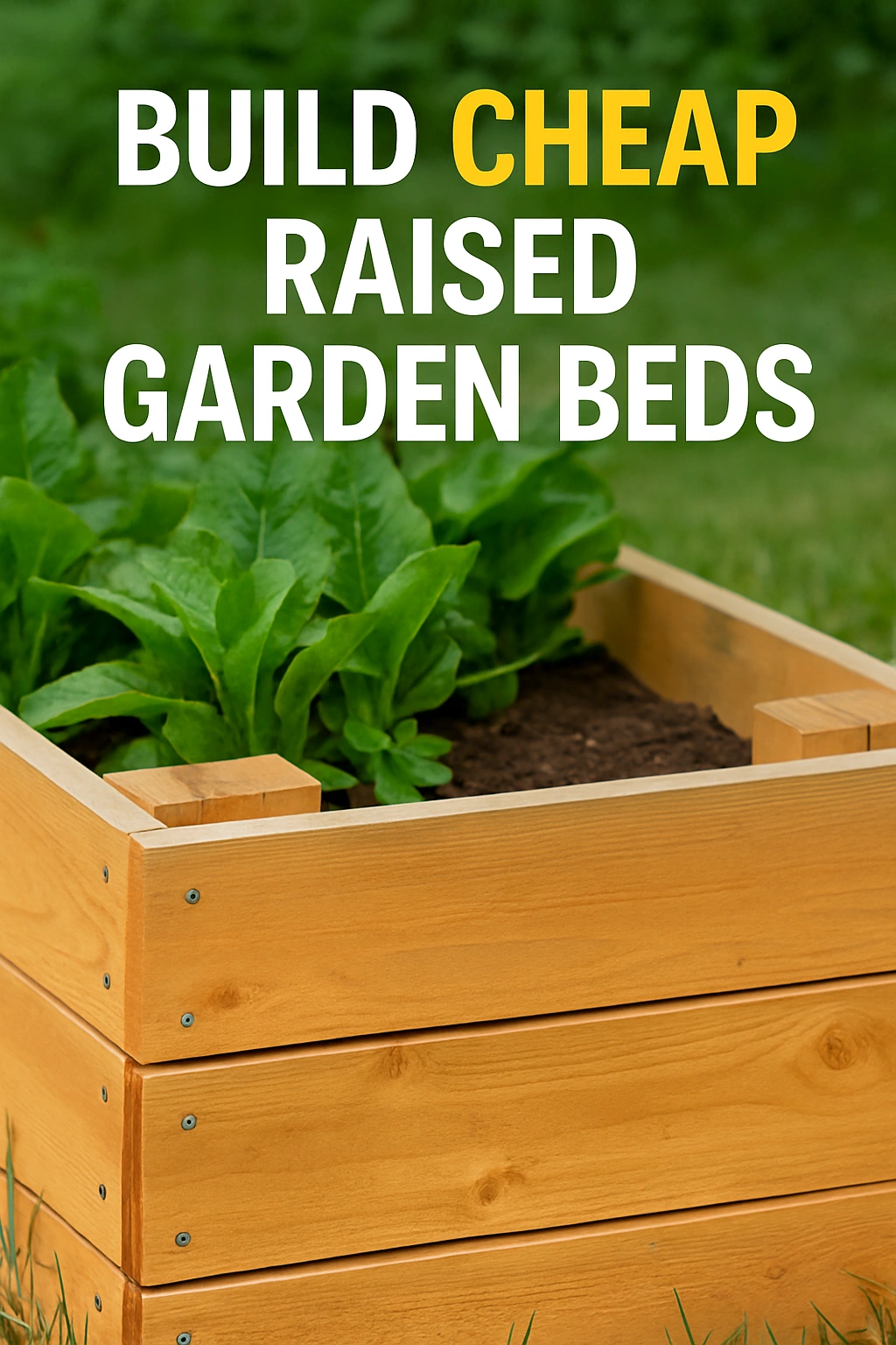 Build Cheap Raised Garden Beds