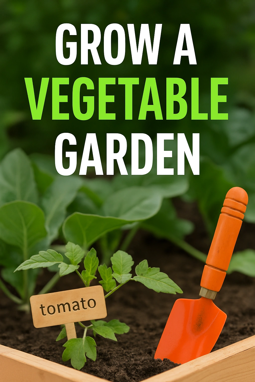 Grow a Vegetable Garden at Home