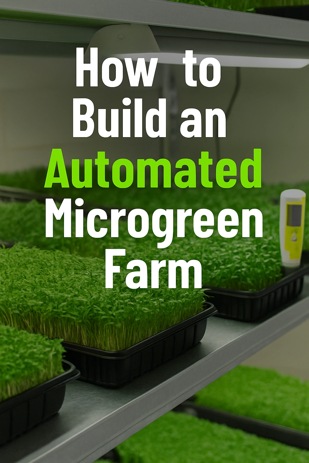 How to Built an Automated Microgreen Farm