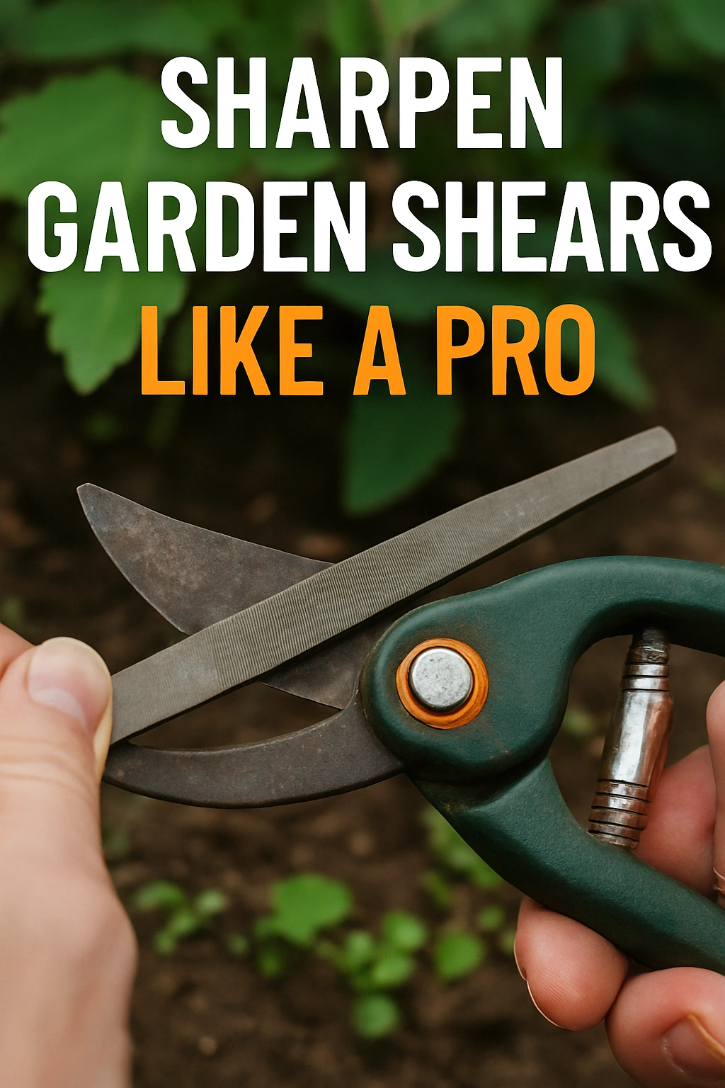 Sharpen Garden Shears Like a Pro