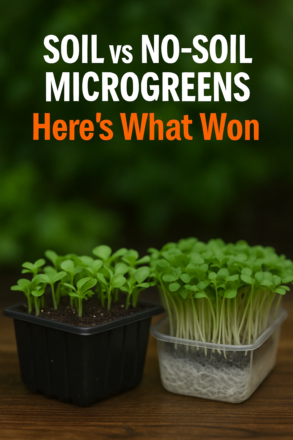Soil vs No-Soil Microgreens Here’s What Won