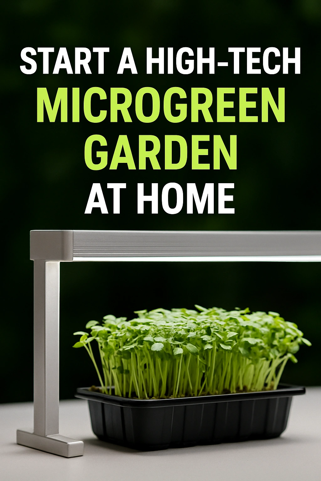 Start a High-Tech Microgreen Garden at Home
