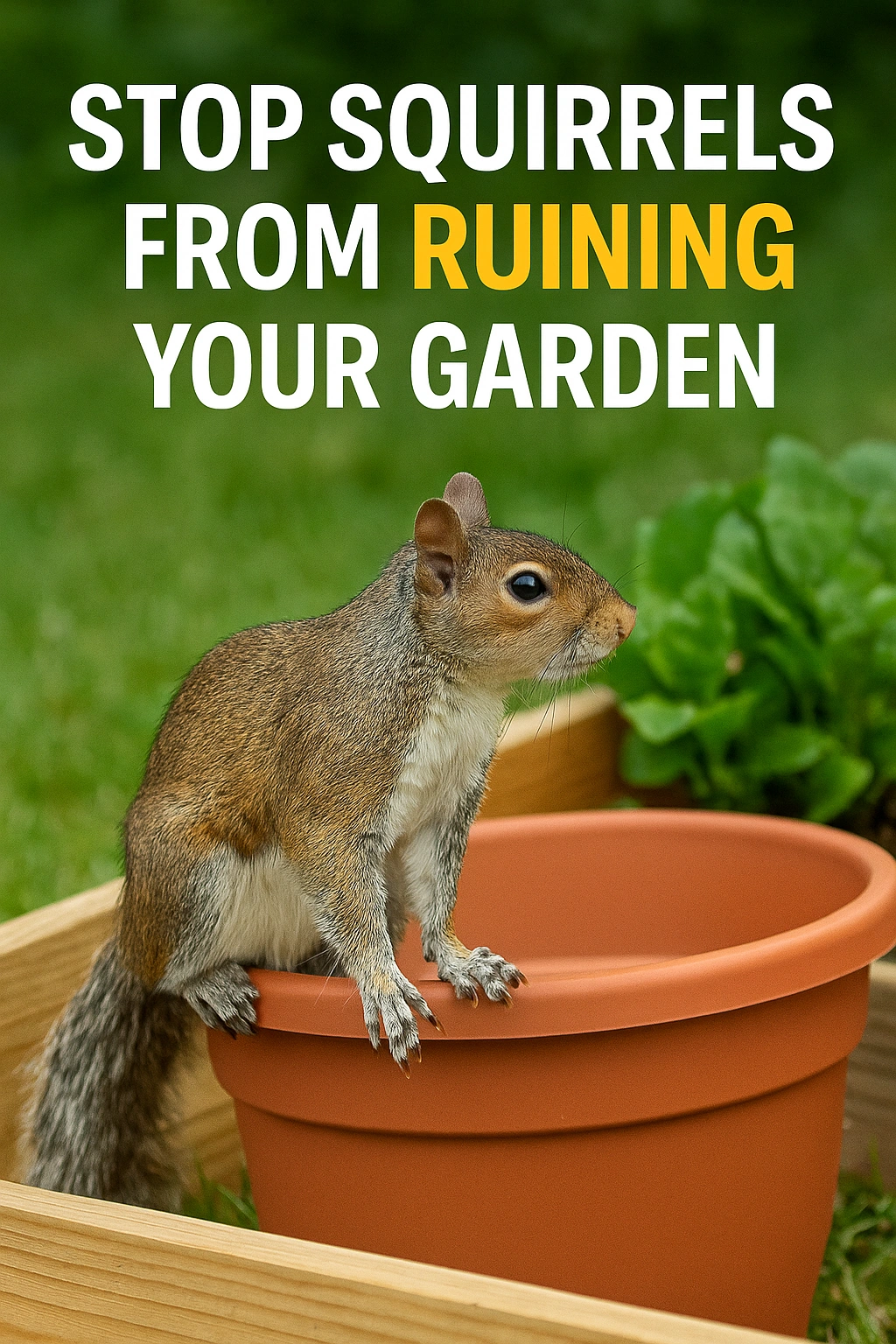 Stop Squirrels from Ruining Your Garden