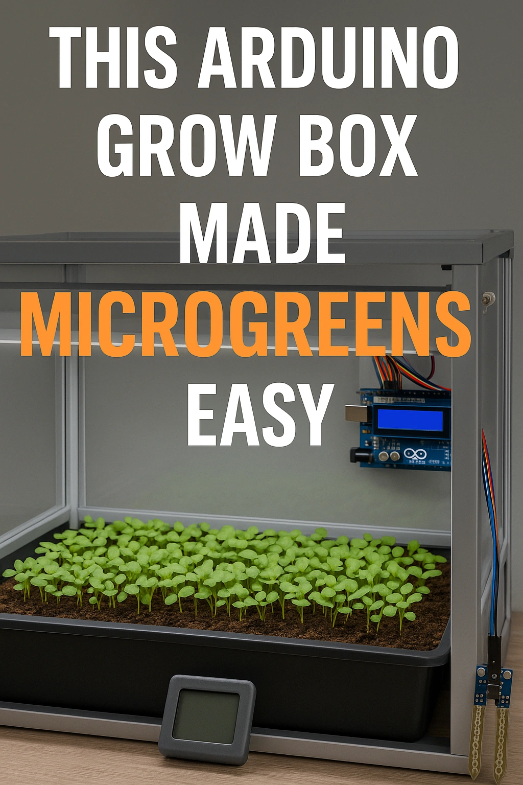 This Arduino Grow Box Made Microgreens Easy