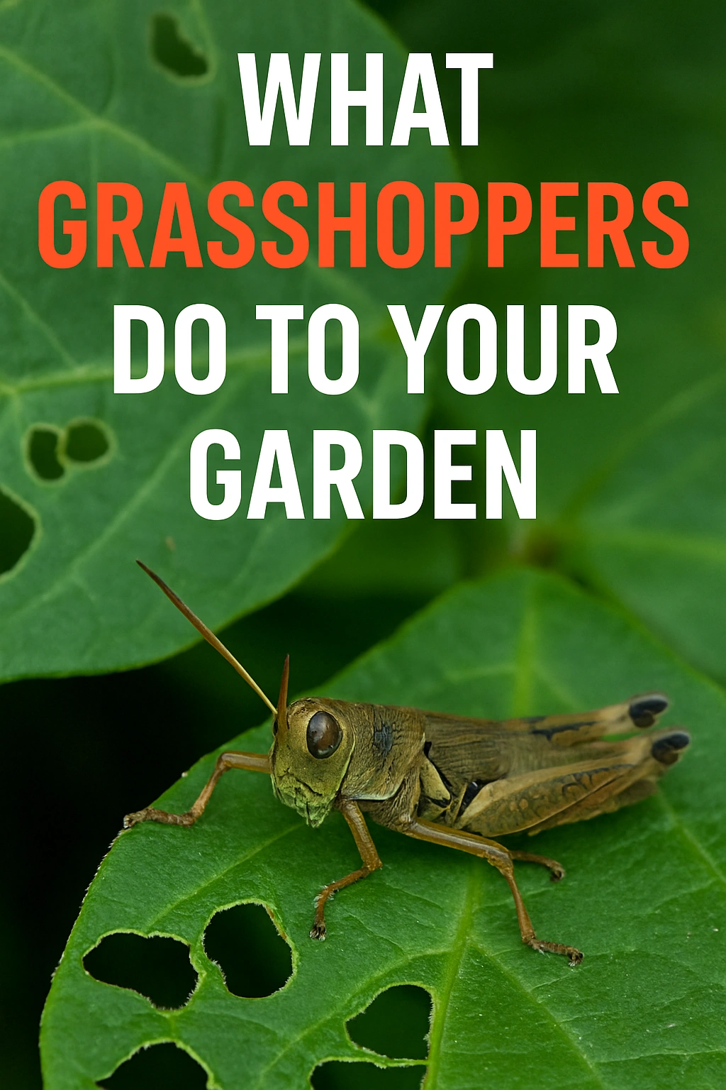 What Grasshoppers Do to Your Garden