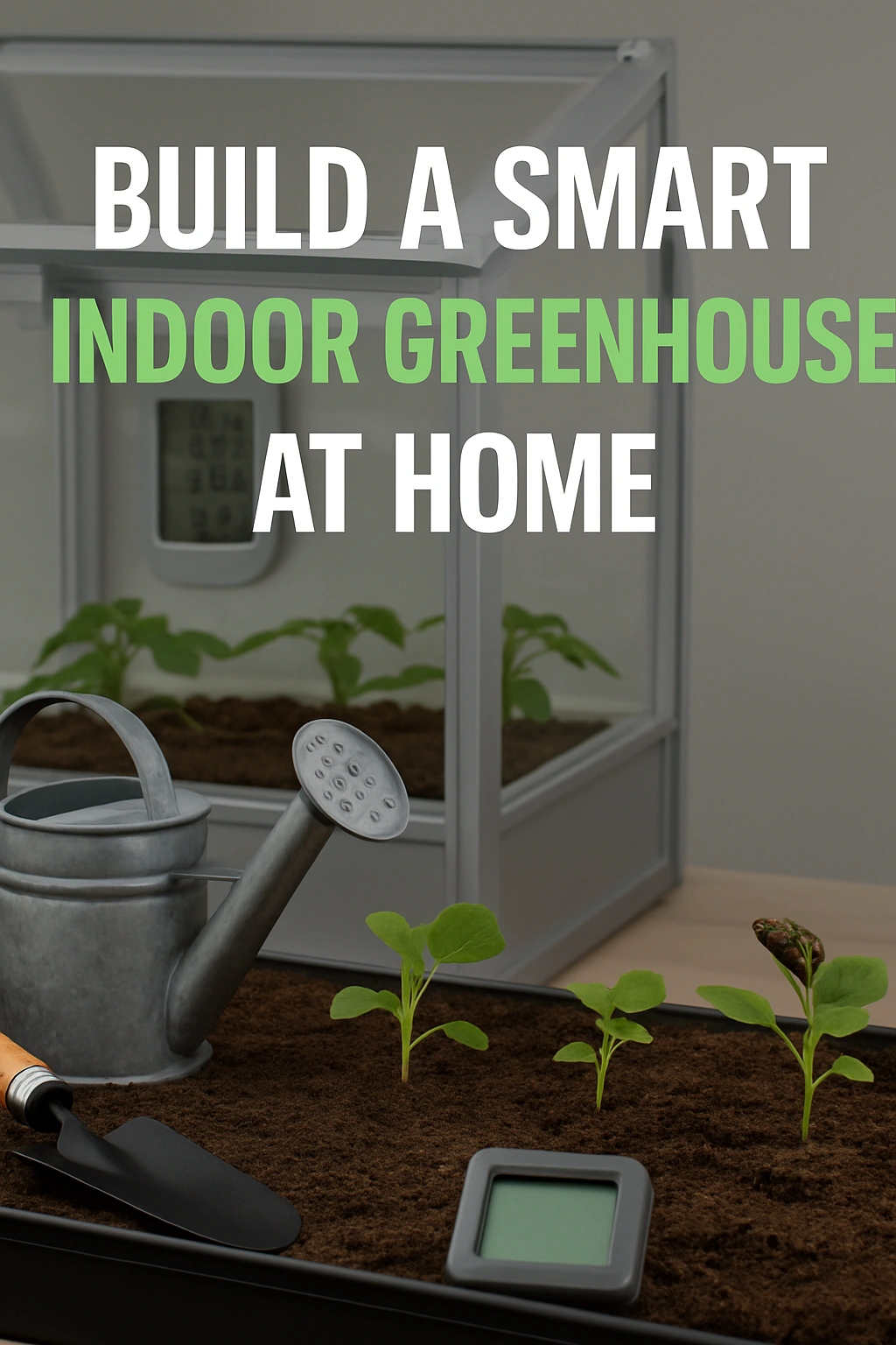 build a smart indoor greenhouse at home