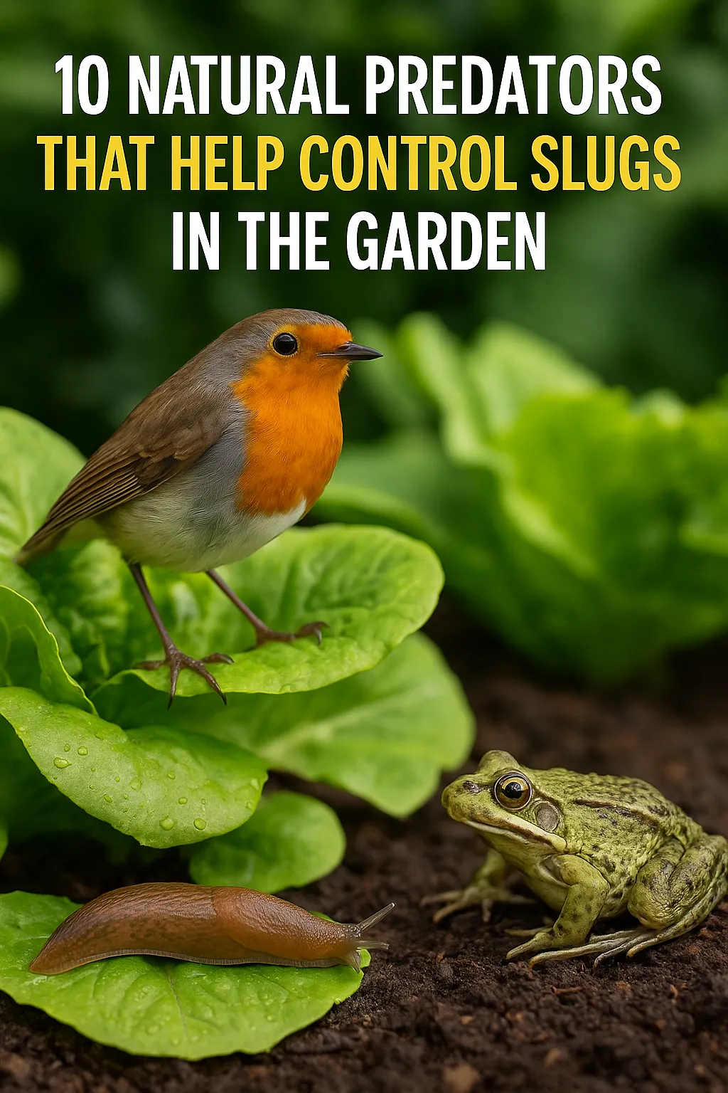 10 Natural Predators That Help Control Slugs in the Garden