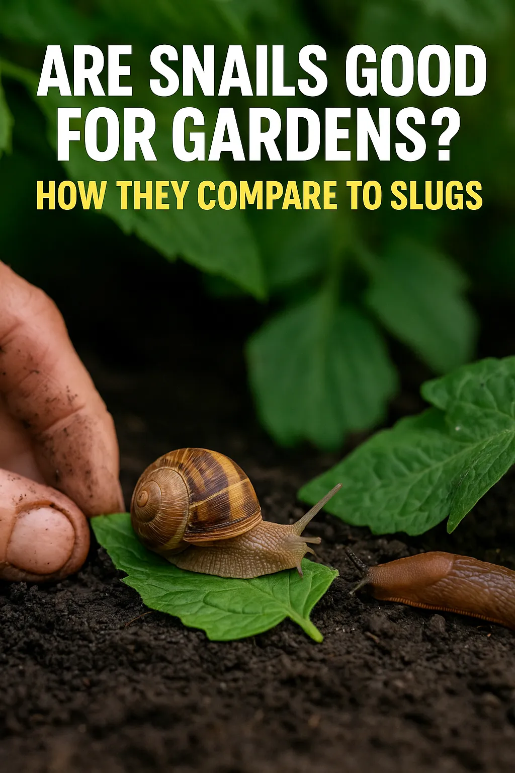 Are Snails Good for Gardens_ How They Compare to Slugs