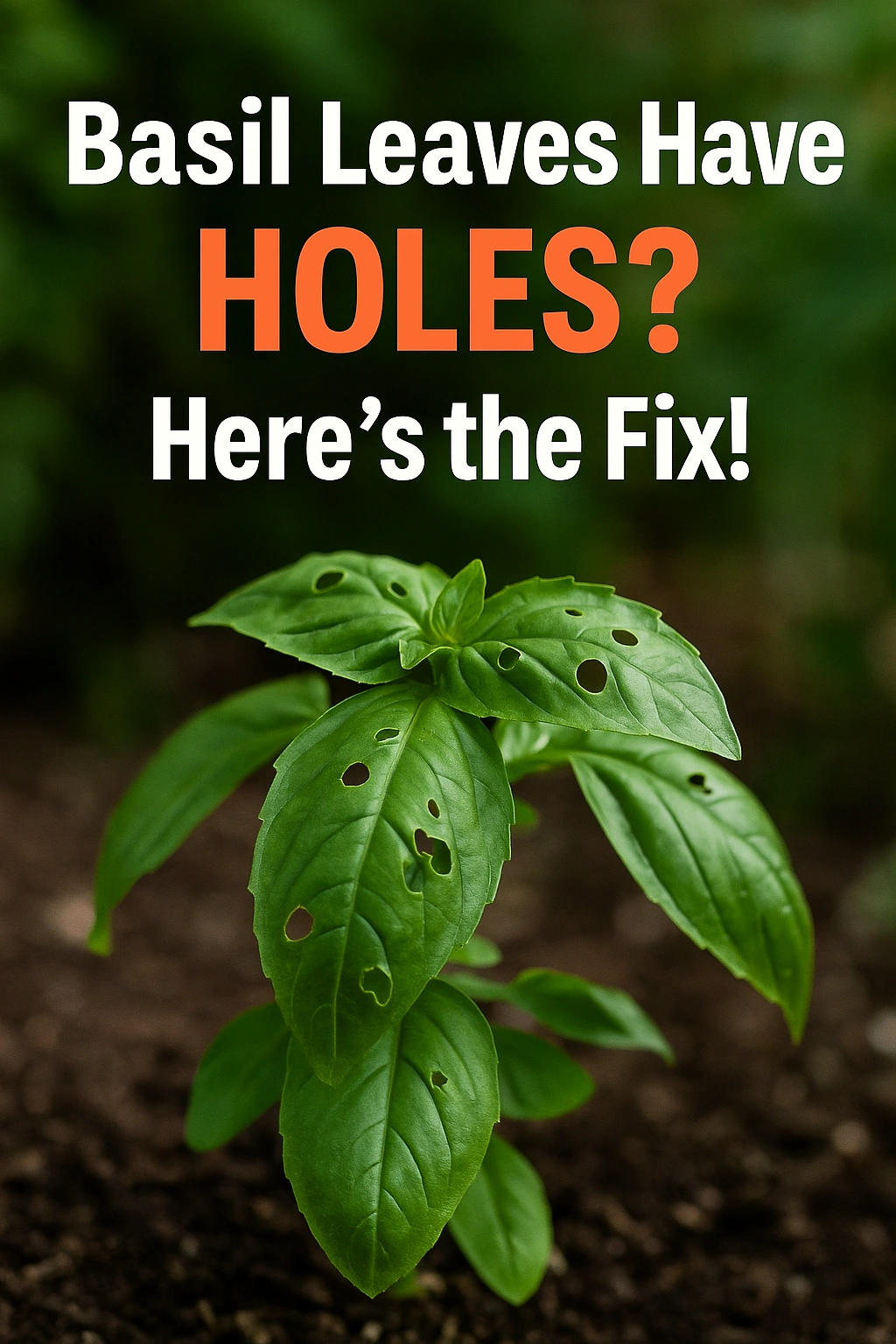 Basil Leaves Have Holes Here's the Fix!