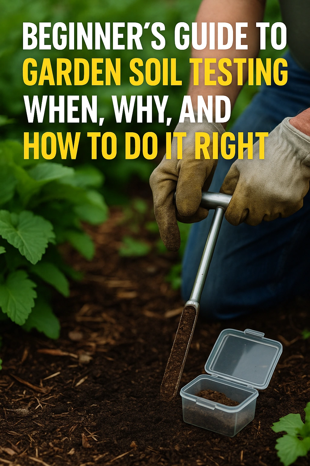 Beginner’s Guide to Garden Soil Testing When, Why, and How to Do It Right