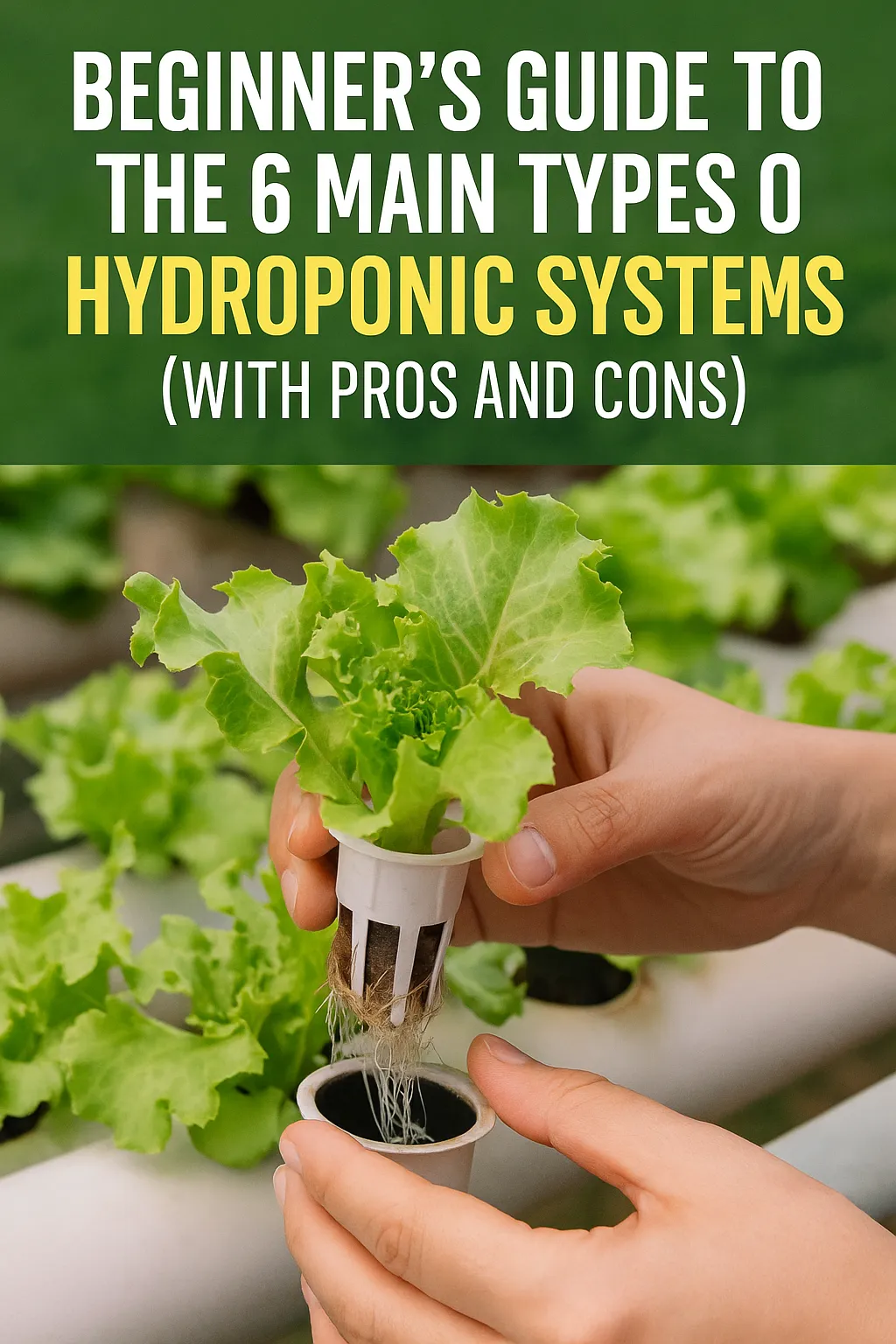 Beginner’s Guide to the 6 Main Types of Hydroponic Systems With Pros and Cons