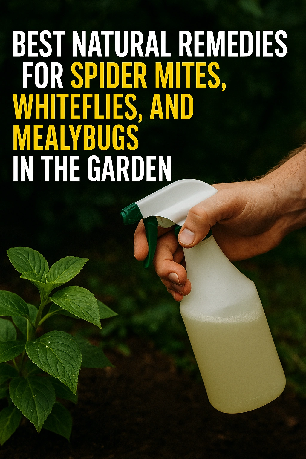 Best Natural Remedies for Spider Mites, Whiteflies, and Mealybugs in the Garden