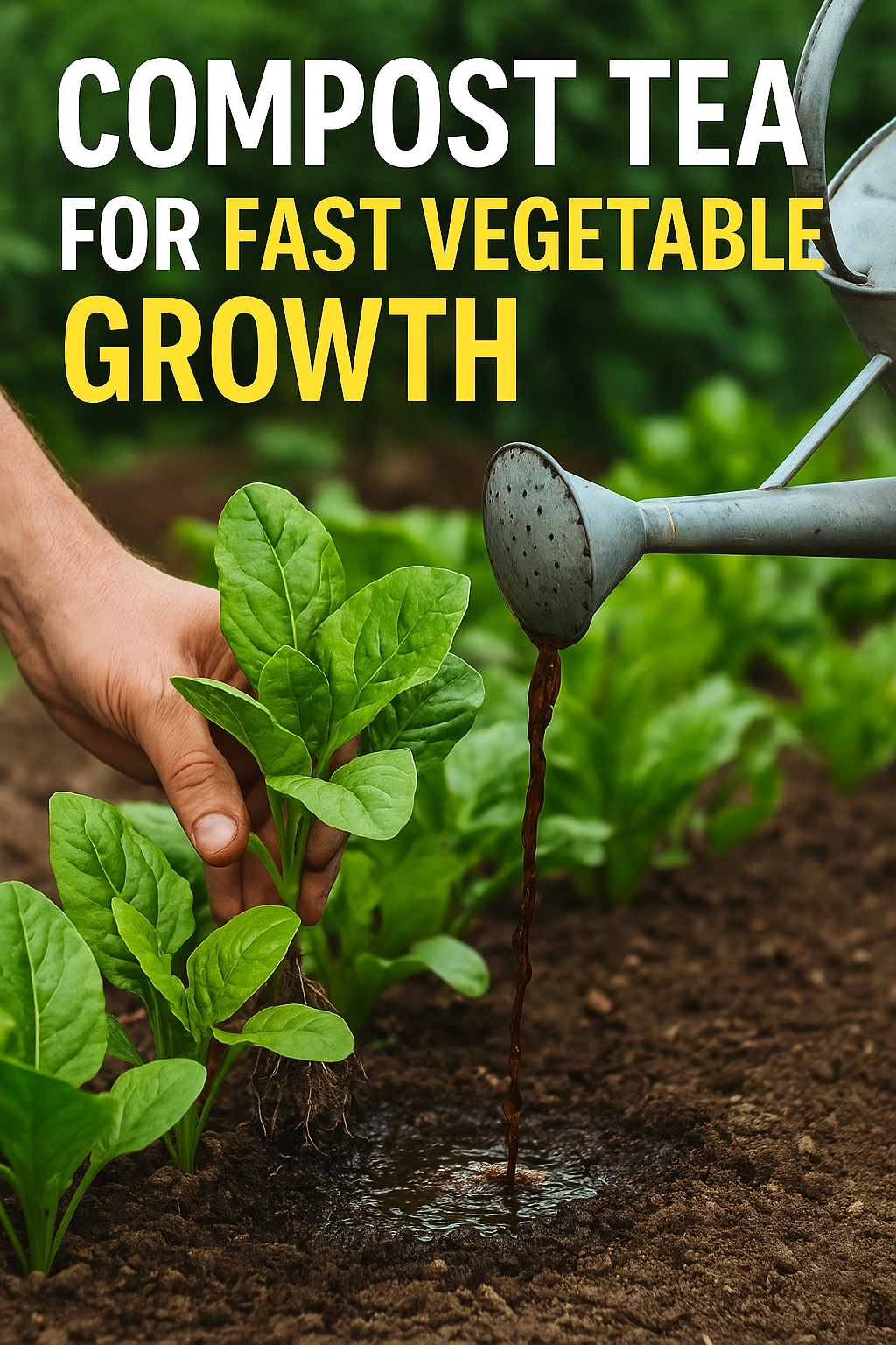 Compost Tea for Fast Vegetable Growth