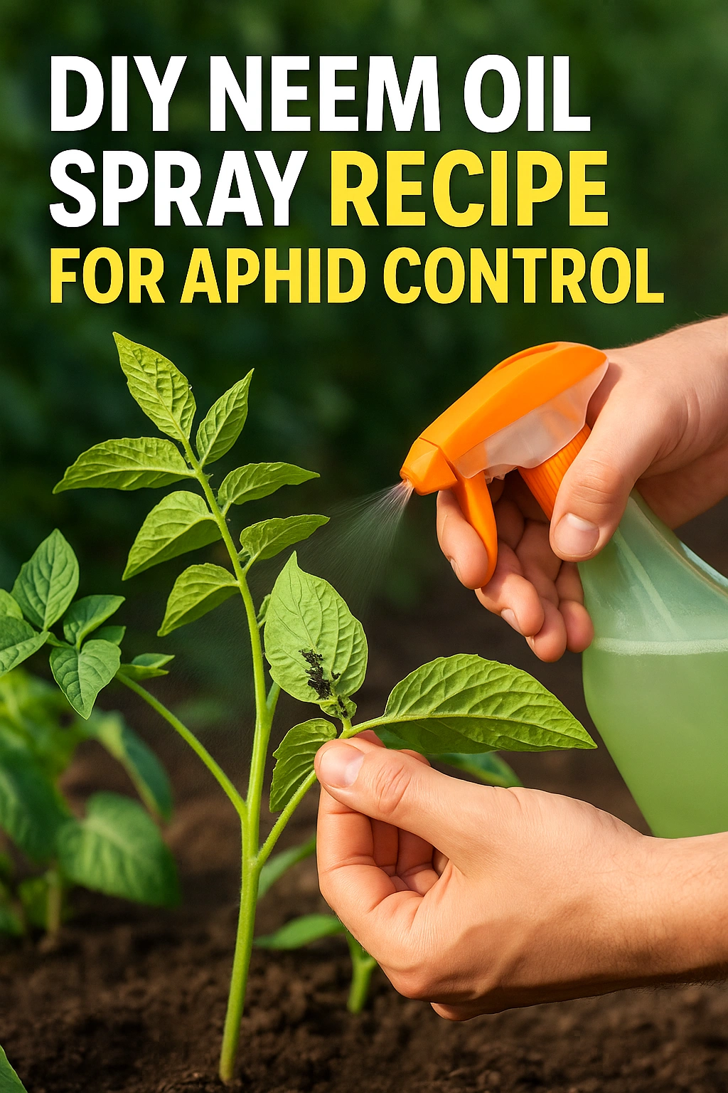 DIY Neem Oil Spray Recipe for Aphid Control