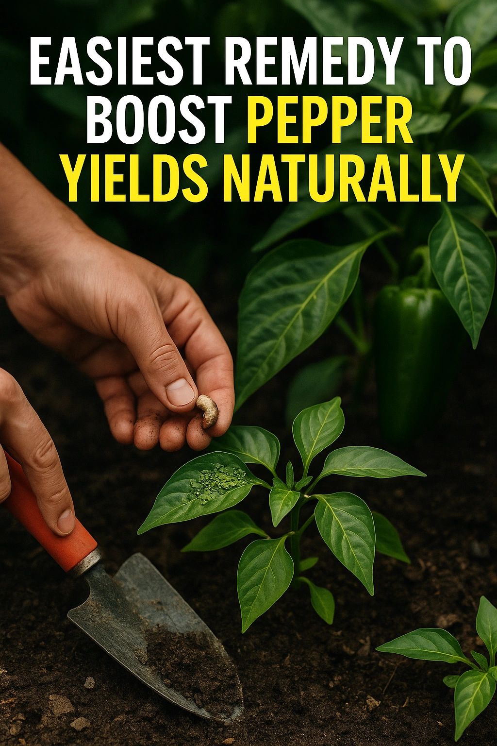 Easiest Remedy to Boost Pepper Yields Naturally