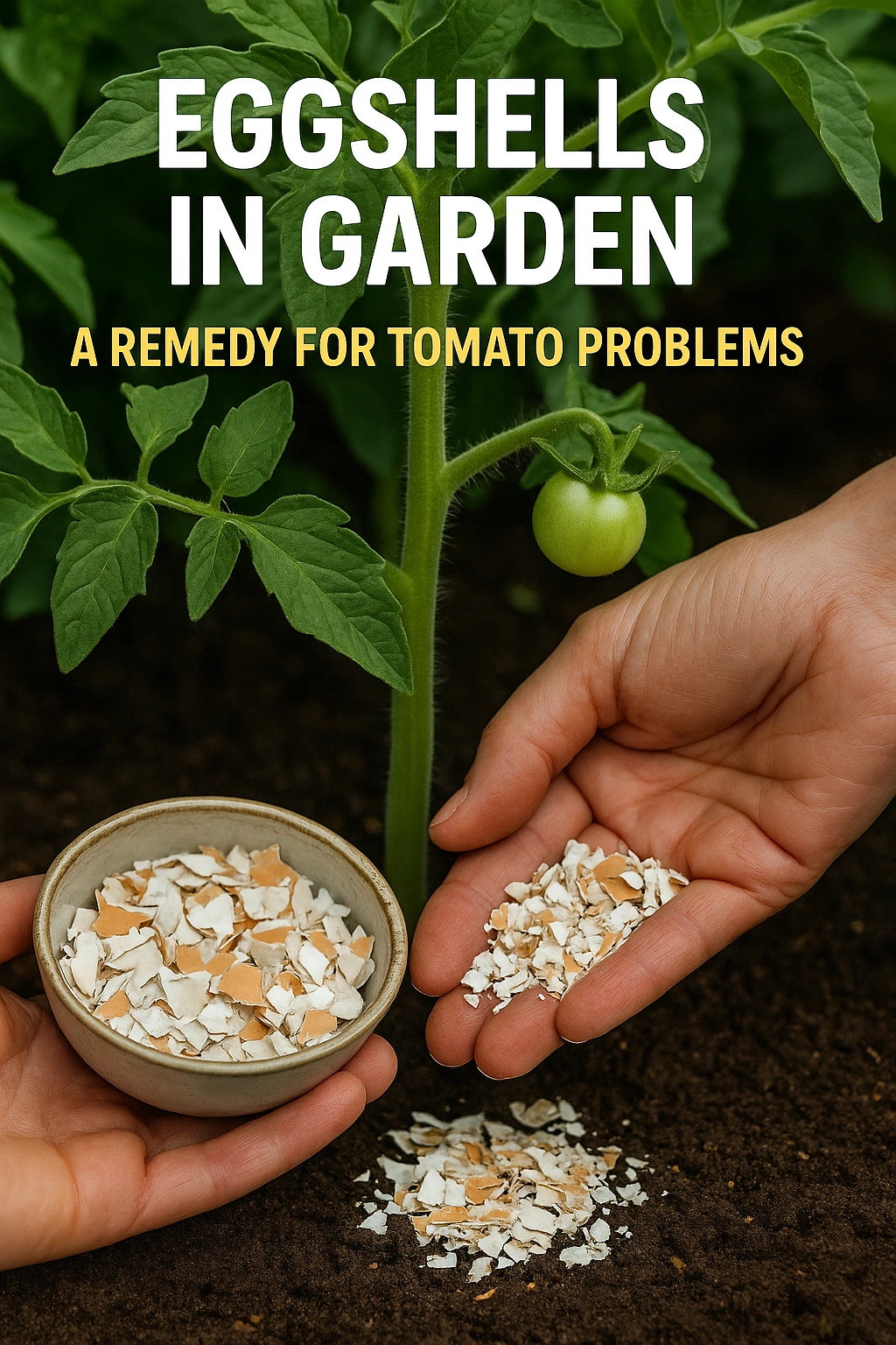 Eggshells in Garden A Remedy for Tomato Problems