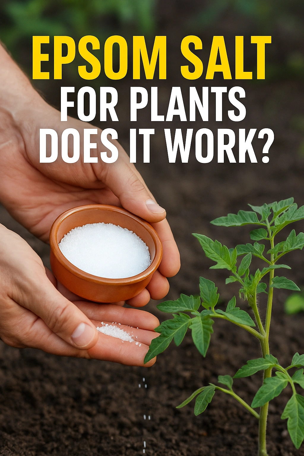 Epsom Salt for Plants Does It Work