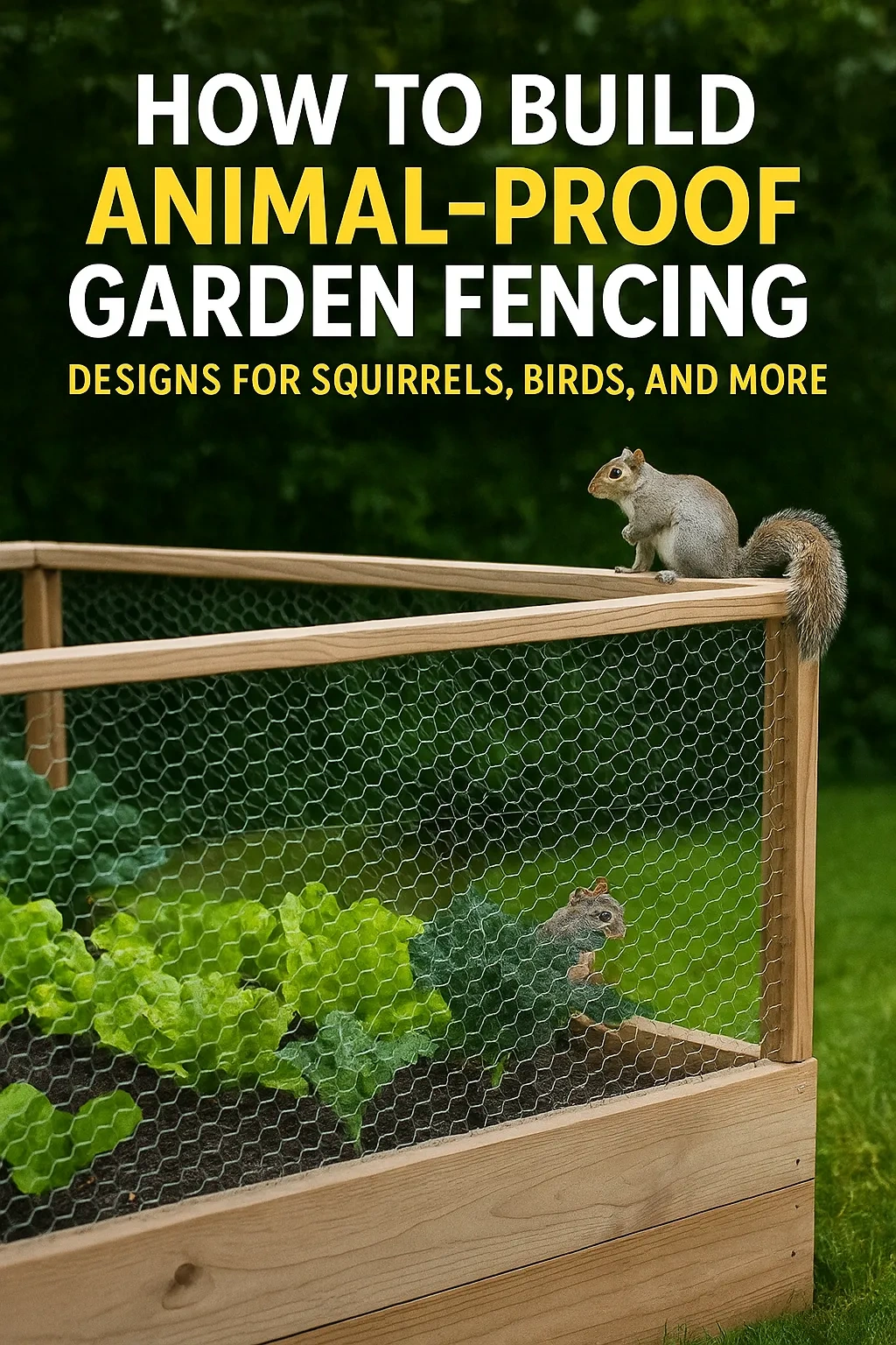 How to Build Animal-Proof Garden Fencing Designs for Squirrels Birds and More
