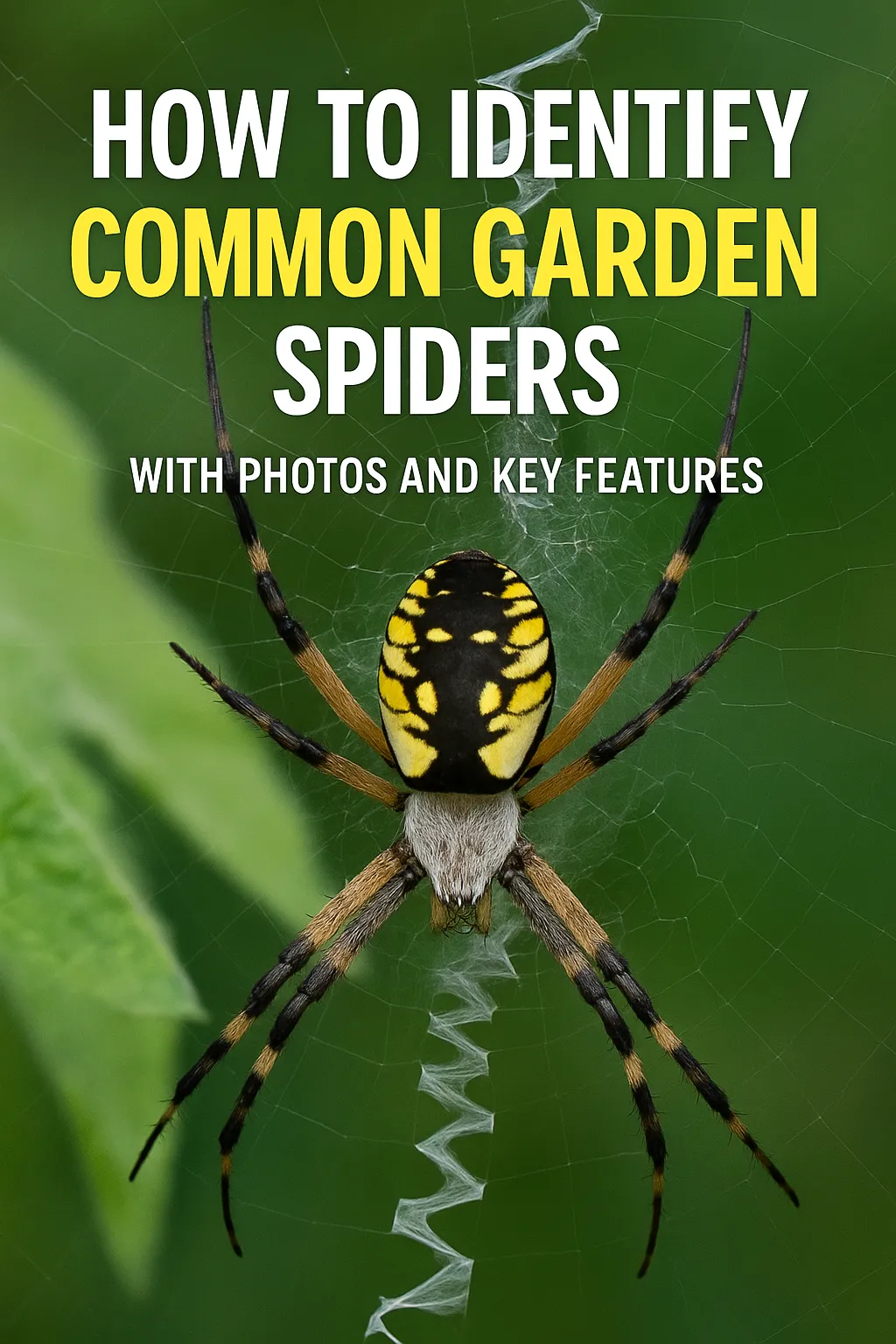How to Identify Common Garden Spiders With Photos and Key Features