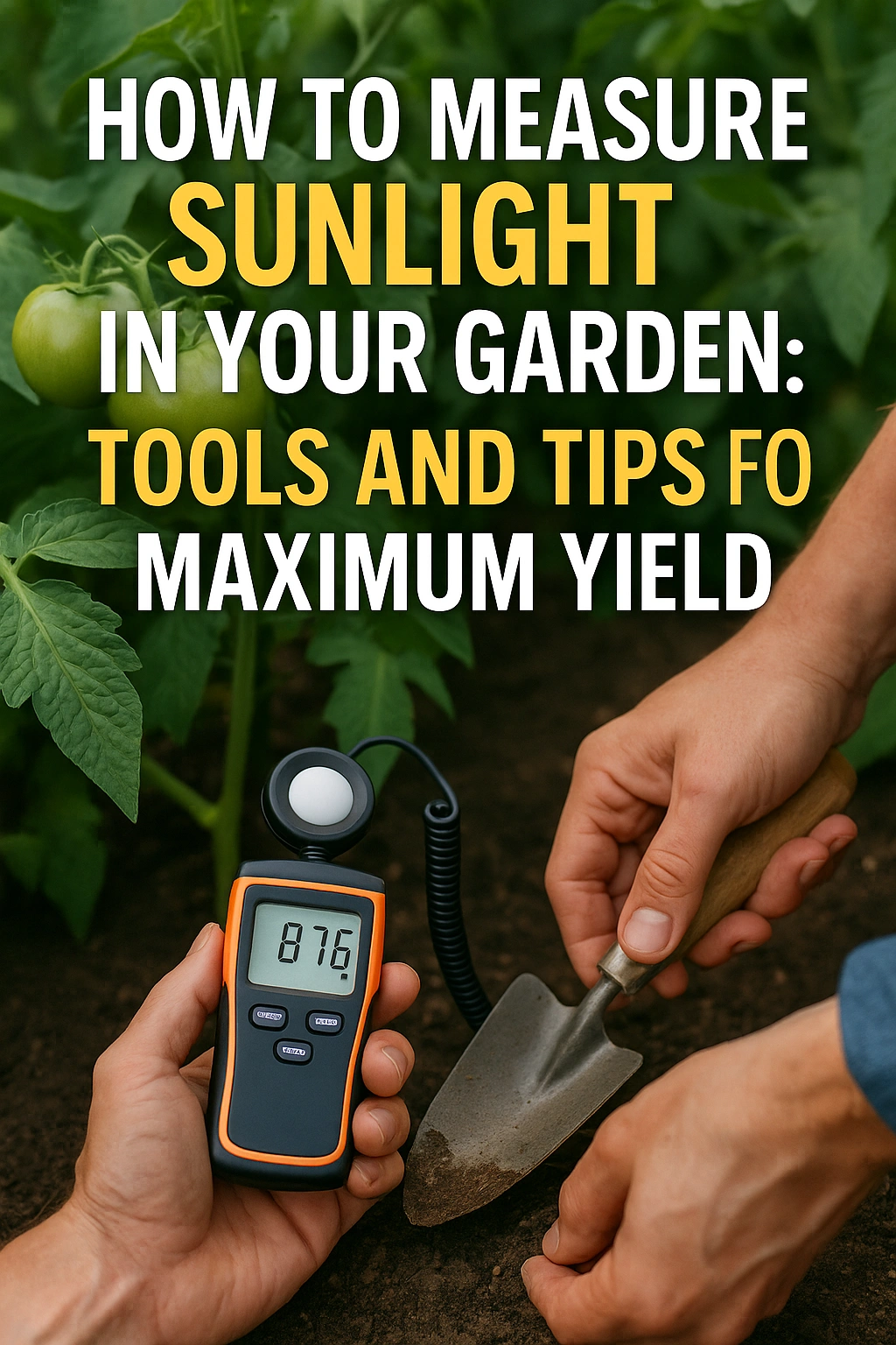 How to Measure Sunlight in Your Garden Tools and Tips for Maximum Yield