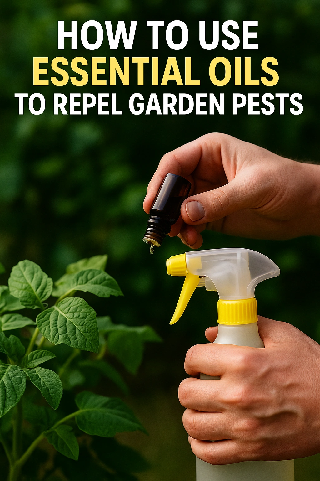 How to Use Essential Oils to Repel Garden Pests