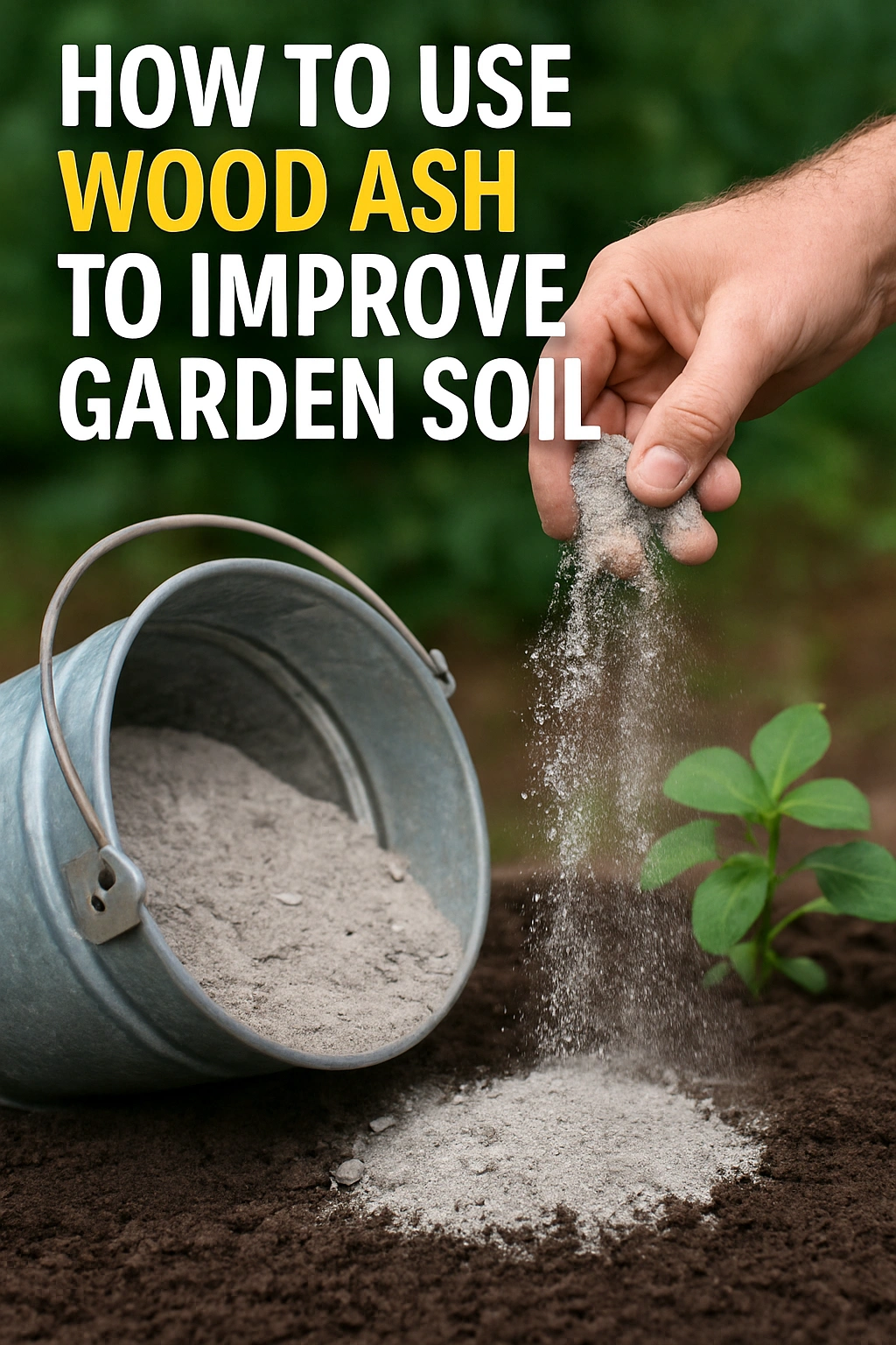 How to Use Wood Ash to Improve Garden Soil