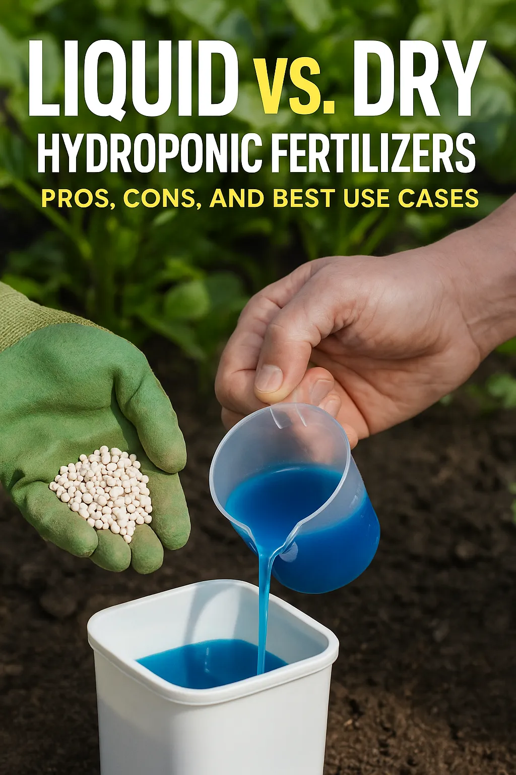 Liquid vs. Dry Hydroponic Fertilizers Pros Cons and Best Use Cases