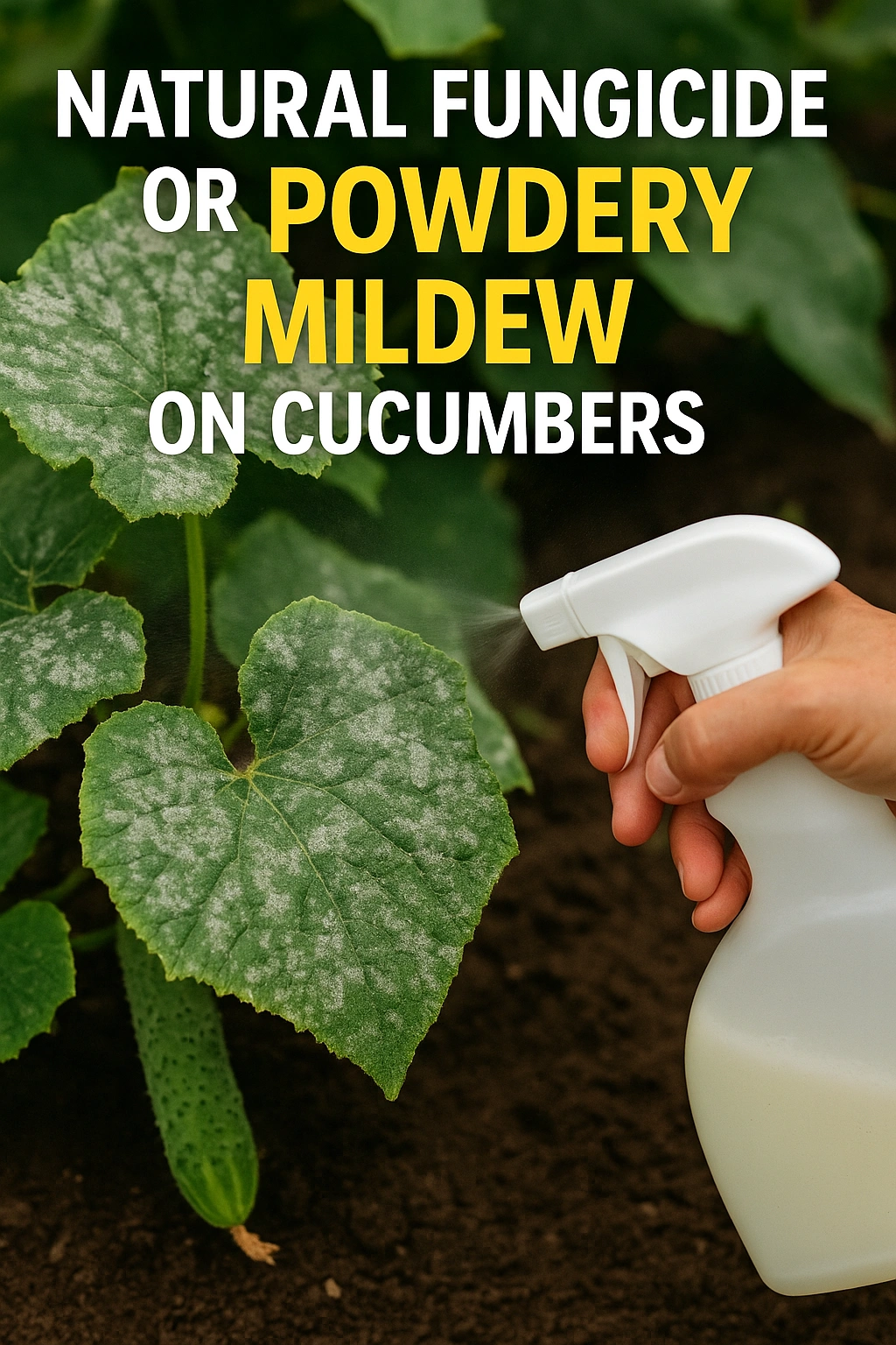 Natural Fungicide for Powdery Mildew on Cucumbers