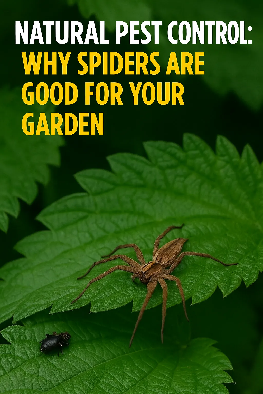 Natural Pest Control_ Why Spiders Are Good for Your Garden