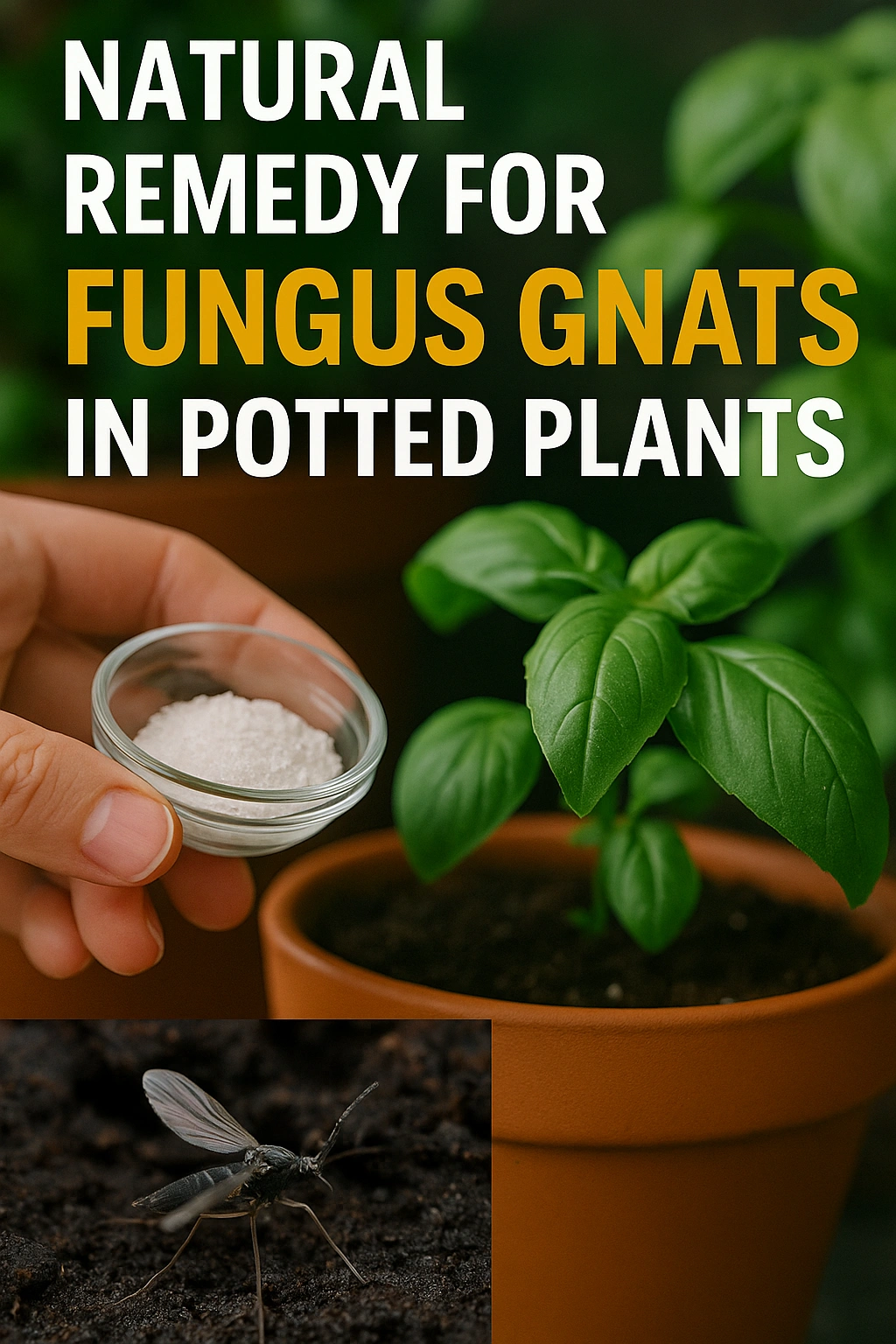 Natural Remedy for Fungus Gnats in Potted Plants