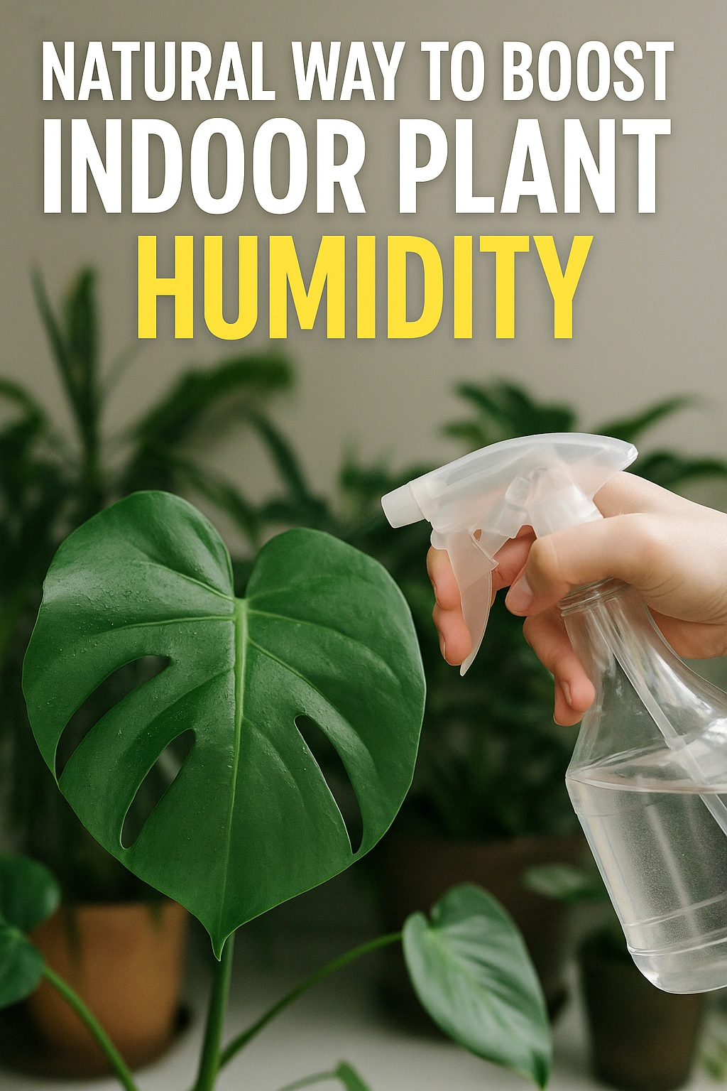 Natural Way to Boost Indoor Plant Humidity