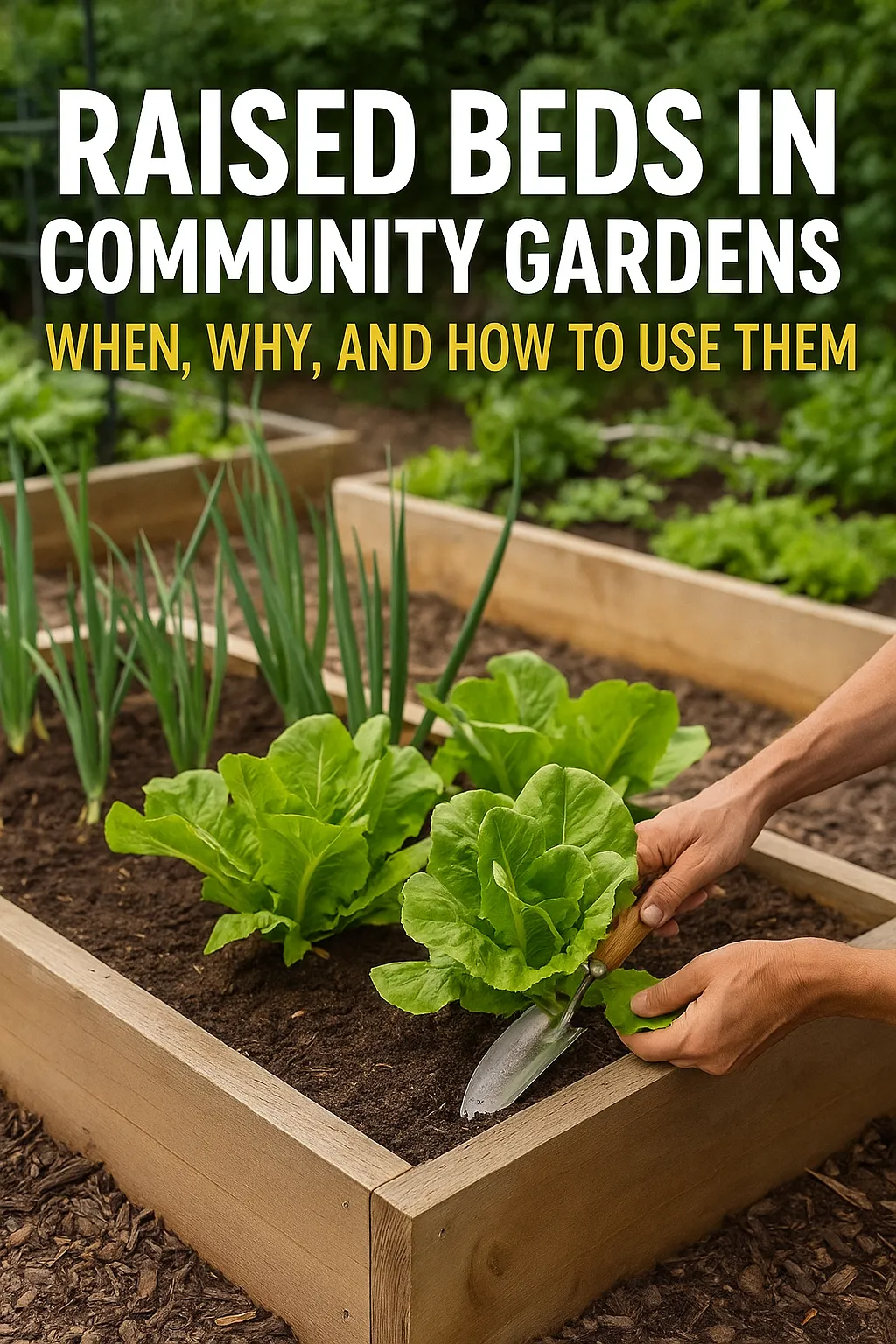 Raised Beds in Community Gardens When Why and How to Use Them