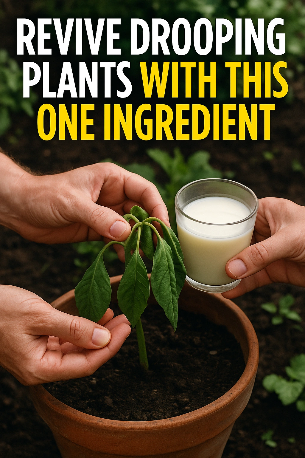 Revive Drooping Plants with This One Ingredient