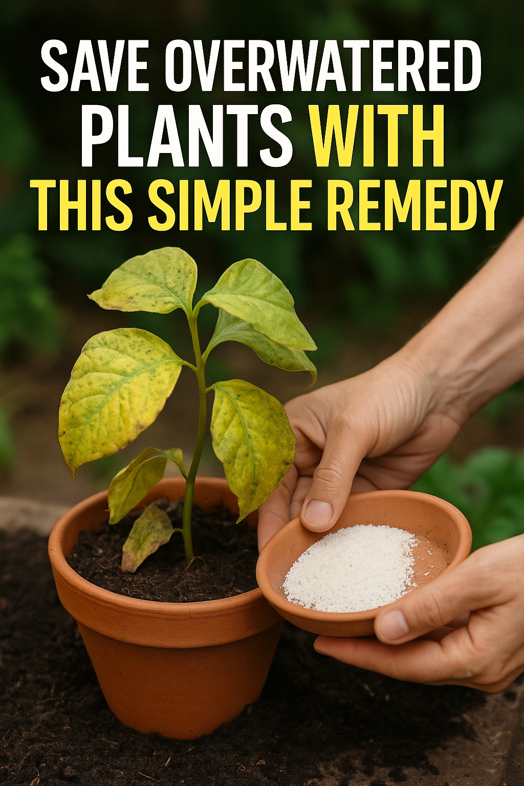 Save Overwatered Plants with This Simple Remedy