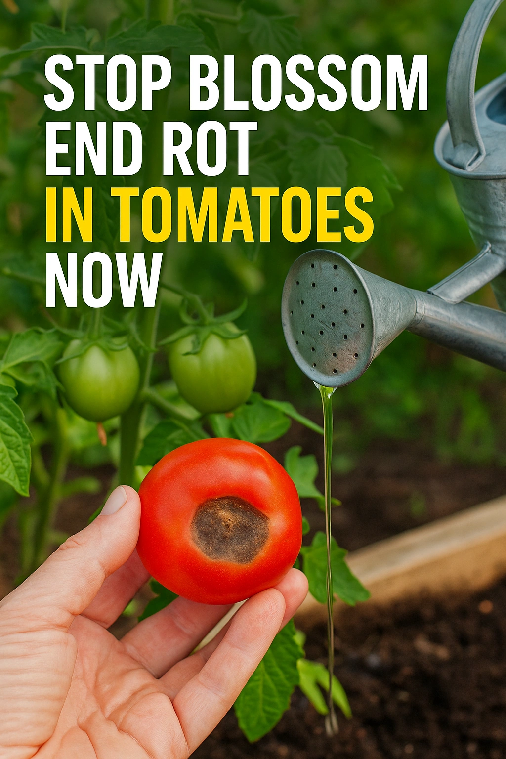 Stop Blossom End Rot in Tomatoes Now