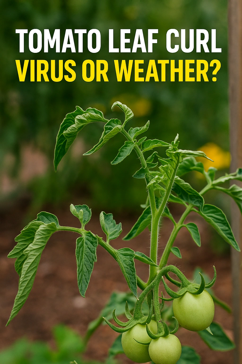 Tomato Leaf Curl Virus or Weather