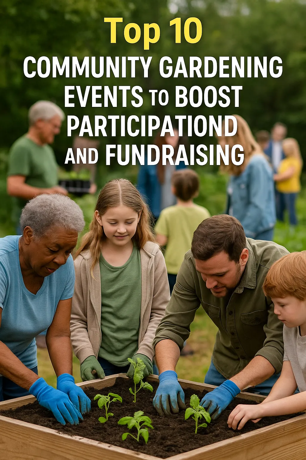 Top 10 Community Gardening Events to Boost Participation and Fundraising