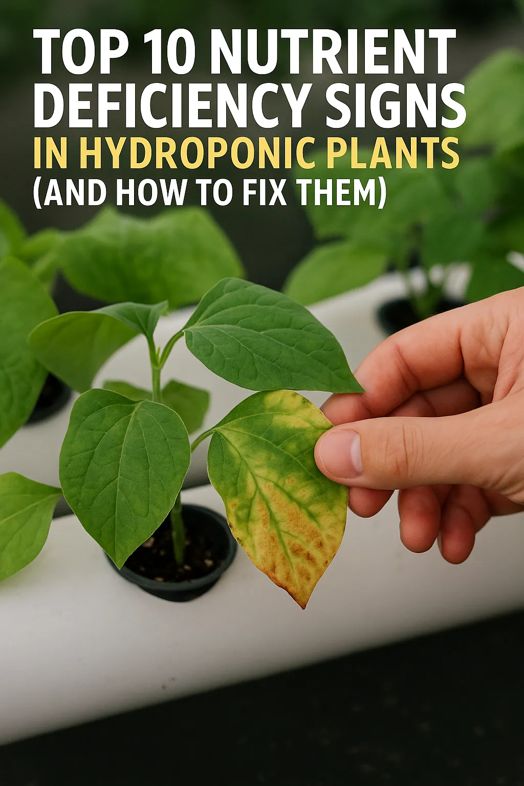 Top 10 Nutrient Deficiency Signs in Hydroponic Plants (and How to Fix Them)