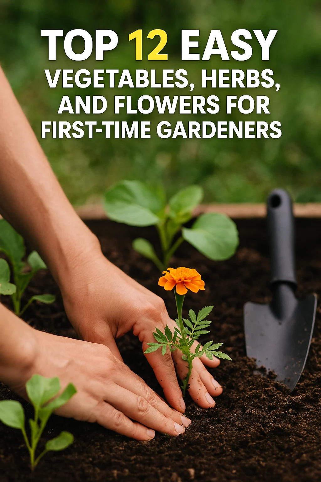Top 12 Easy Vegetables, Herbs, and Flowers for First-Time Gardeners