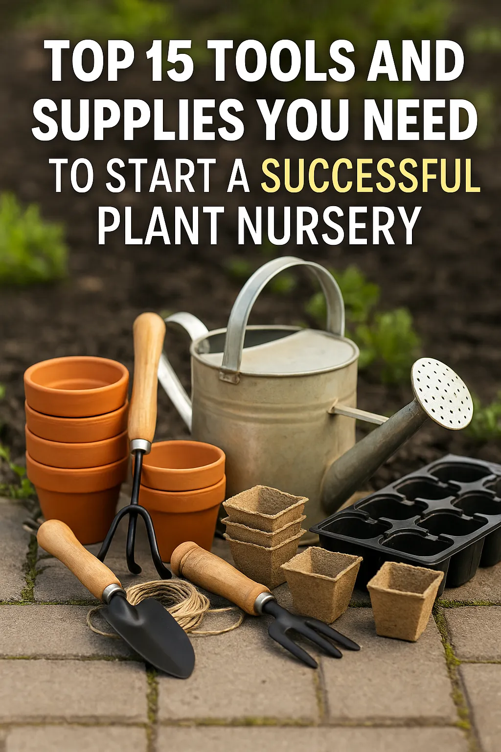 Top 15 Tools and Supplies You Need to Start a Successful Plant Nursery