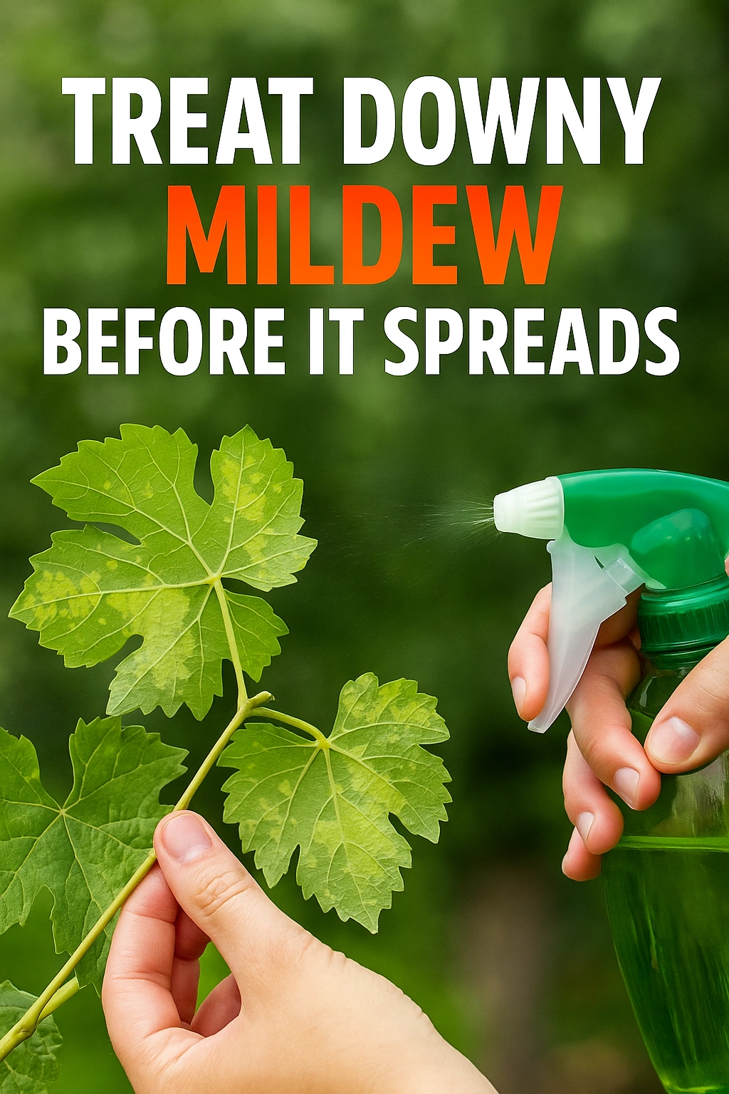 Treat Downy Mildew Before It Spreads