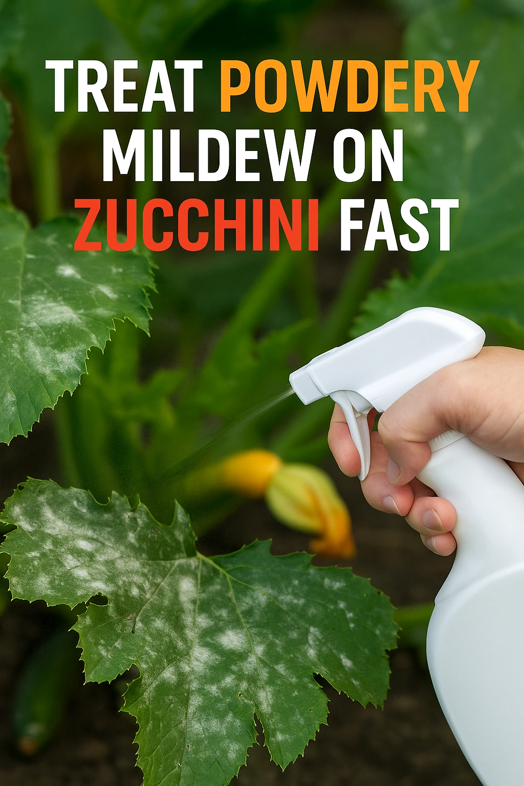 Treat Powdery Mildew on Zucchini Fast