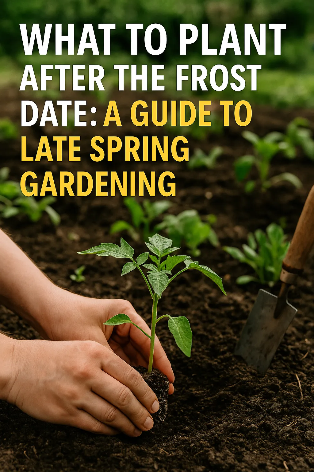What to Plant After the Frost Date A Guide to Late Spring Gardening