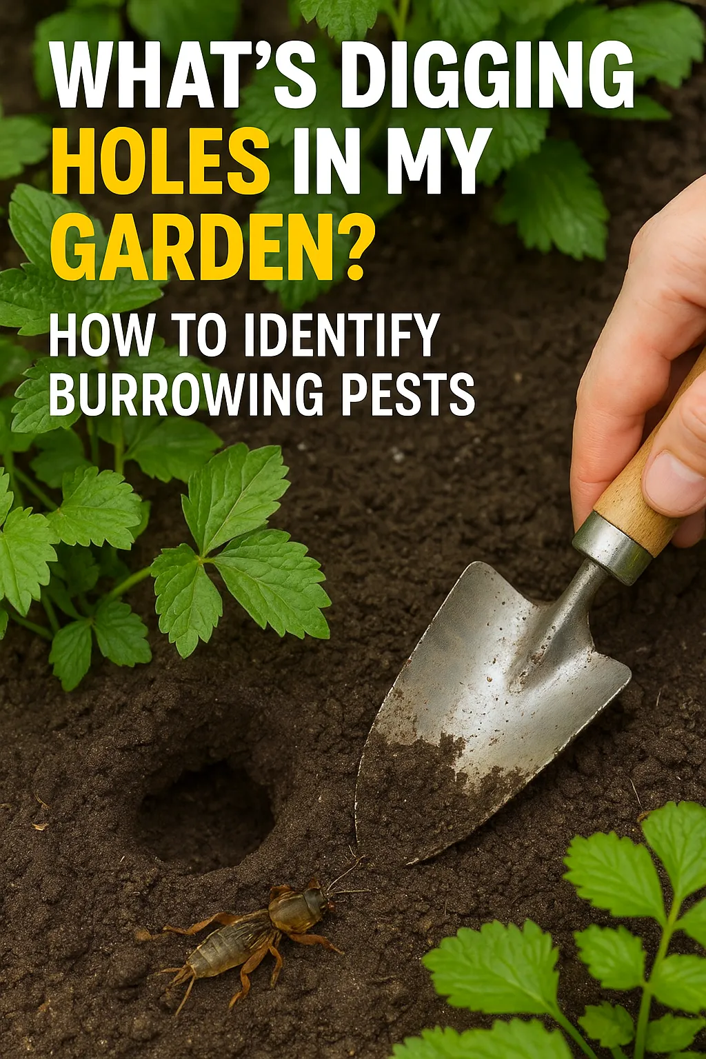 What’s Digging Holes in My Garden_ How to Identify Burrowing Pests