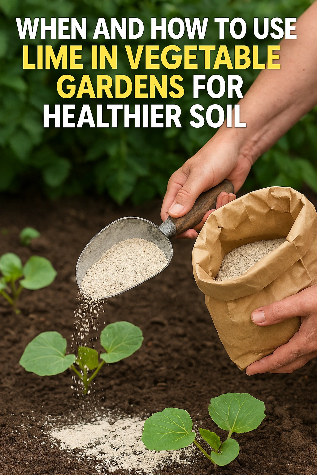When and How to Use Lime in Vegetable Gardens for Healthier Soil