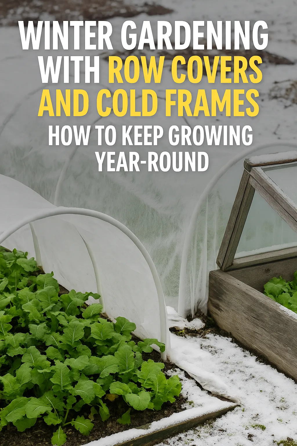 Winter Gardening with Row Covers and Cold Frames