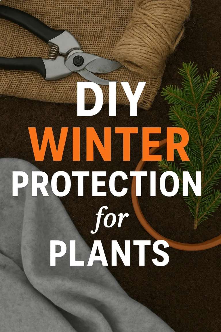 DIY Winter Protection for Plants